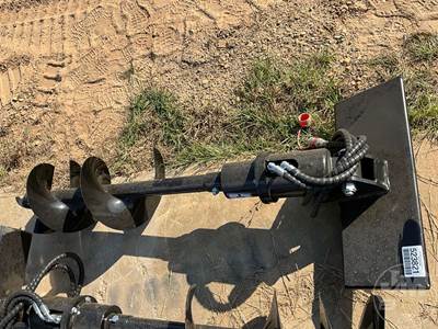 Unused Hydraulic Auger, Mini Skid Steer Mount