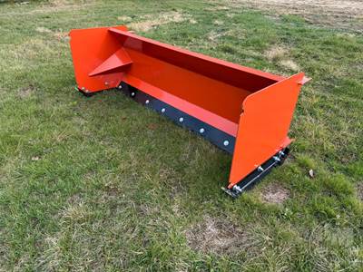 Unused, 8' Snow Pusher W/Replaceable Shoes And Blade