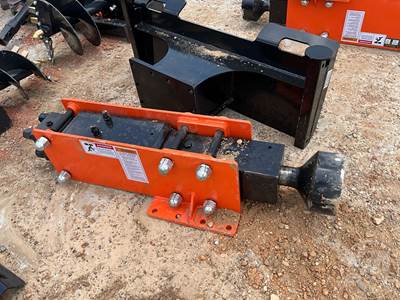 Wolverine Post Driver Skid Steer Attachment, Universal Mount