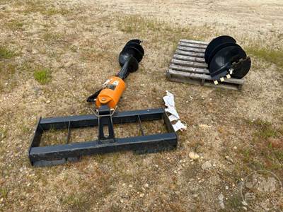 2025 Wolverine ABD-13-1218R Hydraulic Auger Skid Steer Attachment, 18" & 12" Bits