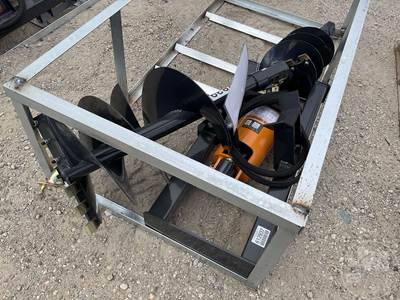 Unused Wolverine ADB-13-1218R Hydraulic Skid Steer Auger, 12" & 18"