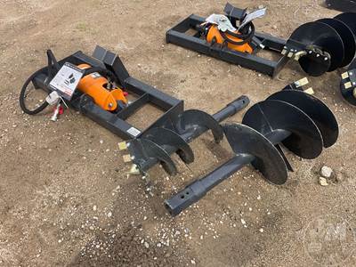 Wolverine ADB-13-1218R Hydraulic Auger, Universal Skid Mount, 12" & 18" Bits