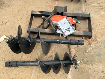 Wolverine ADB-13-1218R Hydraulic Auger, Universal Skid Mount, 12IN/18IN, 35IN Depth