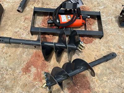 Wolverine ADB-13-1218R Hydraulic Auger Skid Steer Attachment, 35" Depth, 12" & 18" Bits