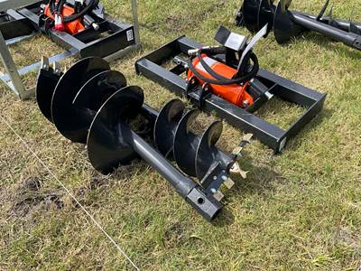 2026 Wolverine ADB-13-1218R Hydraulic Auger Skid Steer Attachment, 12" & 18"