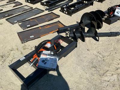 Unused 2026 Wolverine ADB-13-1218R Auger Attachment, Universal Skid Mount, 12" & 18" Augers