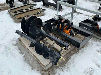 Wolverine ADB-13-1218R HYDRAULIC AUGER Skid Steer Attachment