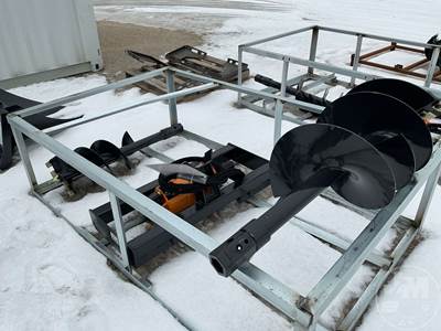 Wolverine ADB-13-1218R HYDRAULIC AUGER Skid Steer Attachment