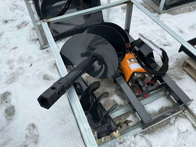 Wolverine ADB-13-1218R HYDRAULIC AUGER Skid Steer Attachment