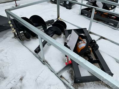 Wolverine ADB-13-1218R HYDRAULIC AUGER Skid Steer Attachment