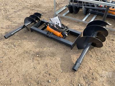 Wolverine ADB-13-1218R HYDRAULIC AUGER ATTACHMENT Skid Steer Attachment