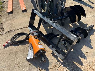 Wolverine ADB-131218R Mini Skid Steer Auger Drive Set 12 in and 16 in Bits