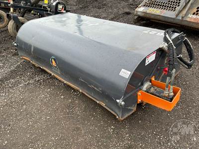 Used 2024 Wolverine BBS-11-72W 86 Inch Bucket Sweeper, Universal Skid Mount