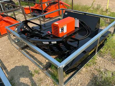Unused 2026 Wolverine D-RC72 Hydraulic Disc Mower Skid Steer Attachment, Universal Skid Mount