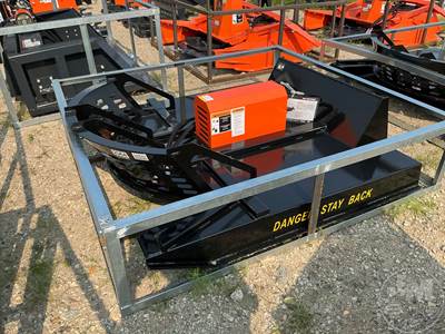 Wolverine D-RC72 HYDRAULIC DISK MOWER Skid Steer Attachment