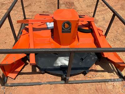 Unused Wolverine DFM72 72" Hydraulic Mulcher Skid Steer Attachment, Universal Mount