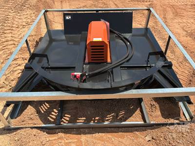 Wolverine DRC72 74 Inch Hydraulic Mower Skid Steer Attachment, Universal Mount