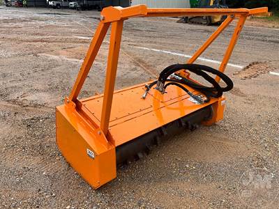 Used 2025 Wolverine DUM-26-73W 72 Inch Hydraulic Mulcher Skid Steer Attachment, Universal Mount