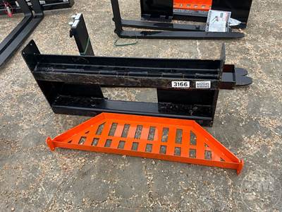 Unused Wolverine FK-11-48W 48" Forks with Mast, Universal Skid Steer Mount