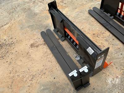 Wolverine FK-11-48W Forks with Mast, Universal Skid Steer Mount