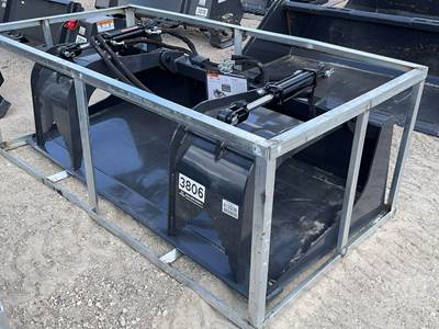 2026 Wolverine GB-11-72W 72" Dual Cylinder Grapple Bucket, Universal Skid Steer Mount