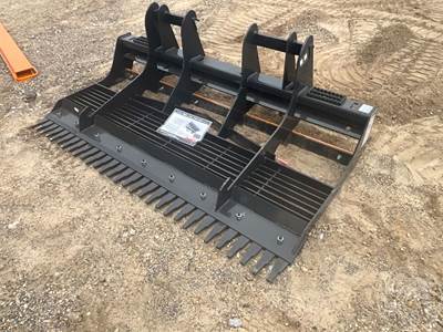 Wolverine LL-12-78W 78" Land Leveler Skid Steer Attachment, Universal Mount