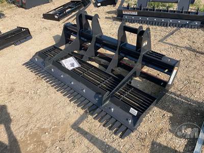 Wolverine LL-12-78W 78" Land Leveler Skid Steer Attachment, Universal Skid Mount