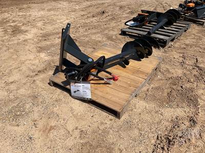 2025 Wolverine MAD-12-12D Mini Skid Steer 6 Inch Hydraulic Auger Drive & Bit