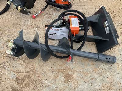 Wolverine MAD-12-12D Hydraulic Auger, Mini Skid Steer Mount