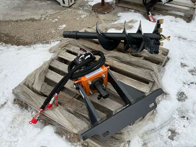 Wolverine MAD-12-12D HYDRAULIC AUGER Skid Steer Attachment