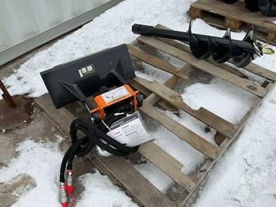 Wolverine MAD-12-12D HYDRAULIC AUGER Skid Steer Attachment