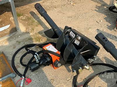 Unused Wolverine MAD-12-12D Hydraulic Mini Skid Steer Auger Attachment, Includes 6" Auger