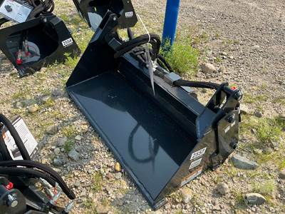 Wolverine MCB-11-48W Hydraulic Combination Bucket 48" Mini Skid Steer Mount Attachment