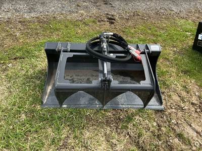 Unused 2025 Wolverine MSG-11-44W 44" Single Cylinder Grapple Bucket, Mini Skid Steer Mount