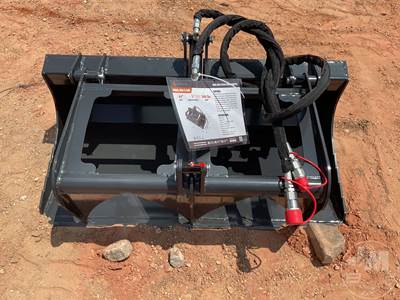 Unused Wolverine MSG-11-44W 44" Single Cylinder Grapple Bucket, Mini Skid Steer Mount