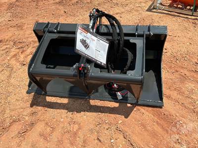Wolverine MSG-11-44W 44" Single Cylinder Grapple Bucket, Mini Skid Steer Mount