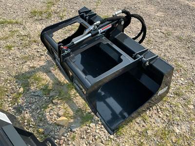Wolverine MSG-11-44W HYDRAULIC GRAPPLE BUCKET Skid Steer Attachment