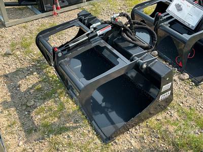 2026 Wolverine MSG-11-48W Hydraulic Grapple Bucket, 44 Inch Mini Skid Steer Mount