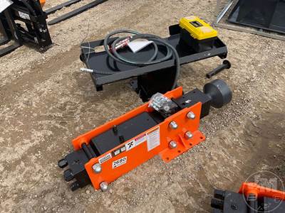 2025 Wolverine PD-12-08D Post Driver Skid Steer Attachment, Universal Skid Mount