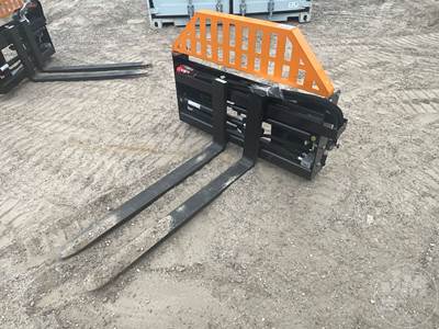 2025 Wolverine PFA-11-3300G Skid Steer Forks w/ Hyd Positioner, 46" Mast, 48" Forks