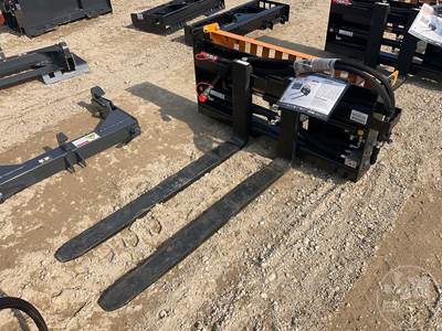 2025 Wolverine PFA-11-3300G Skid Steer Forks with Hydraulic Positioner, 48" Length