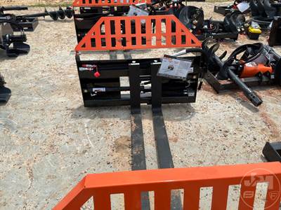Unused Wolverine PFA-11-3300G 48" Universal Skid Steer Forks 4000 lb Rating