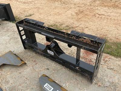 2026 Wolverine PFF1-13-45W 45 Inch Universal Skid Steer Fork Frame w/ Hay Spear & Hitch Receiver