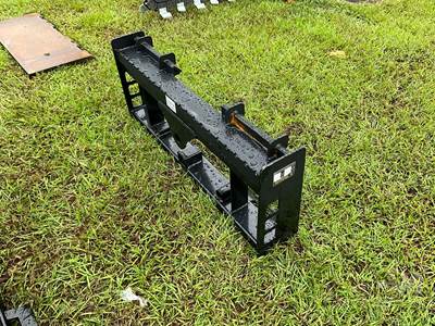Used Wolverine PFF1-13-45W Bale Spear Frame, Universal Skid Steer Mount