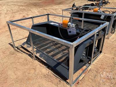 Used 2025 Wolverine SB-12-72W 72IN Skid Steer Screening Bucket