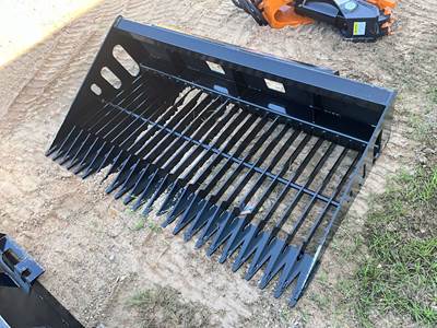 2025 Wolverine SB66 67 Inch Rock Bucket, Universal Skid Steer Mount