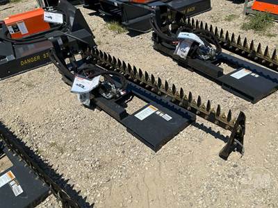 Wolverine SBM-12-72W Sickle Mower Skid Steer Attachment, Universal Skid Mount