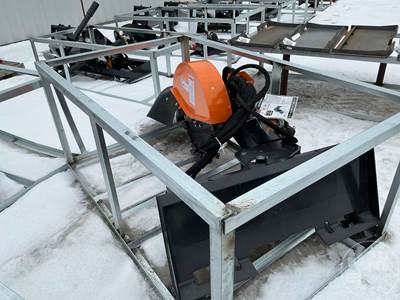 Wolverine SG-13-08D HYDRAULIC STUMP GRINDER Skid Steer Attachment