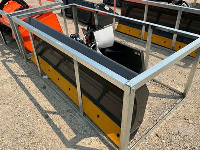 Wolverine SWDB-11-84W 84" 6-WAY Dozer Blade Skid Steer Attachment, Universal Mount