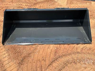 Unused Wolverine TBD-11-84W 84" Smooth Bucket, Universal Skid Steer Mount